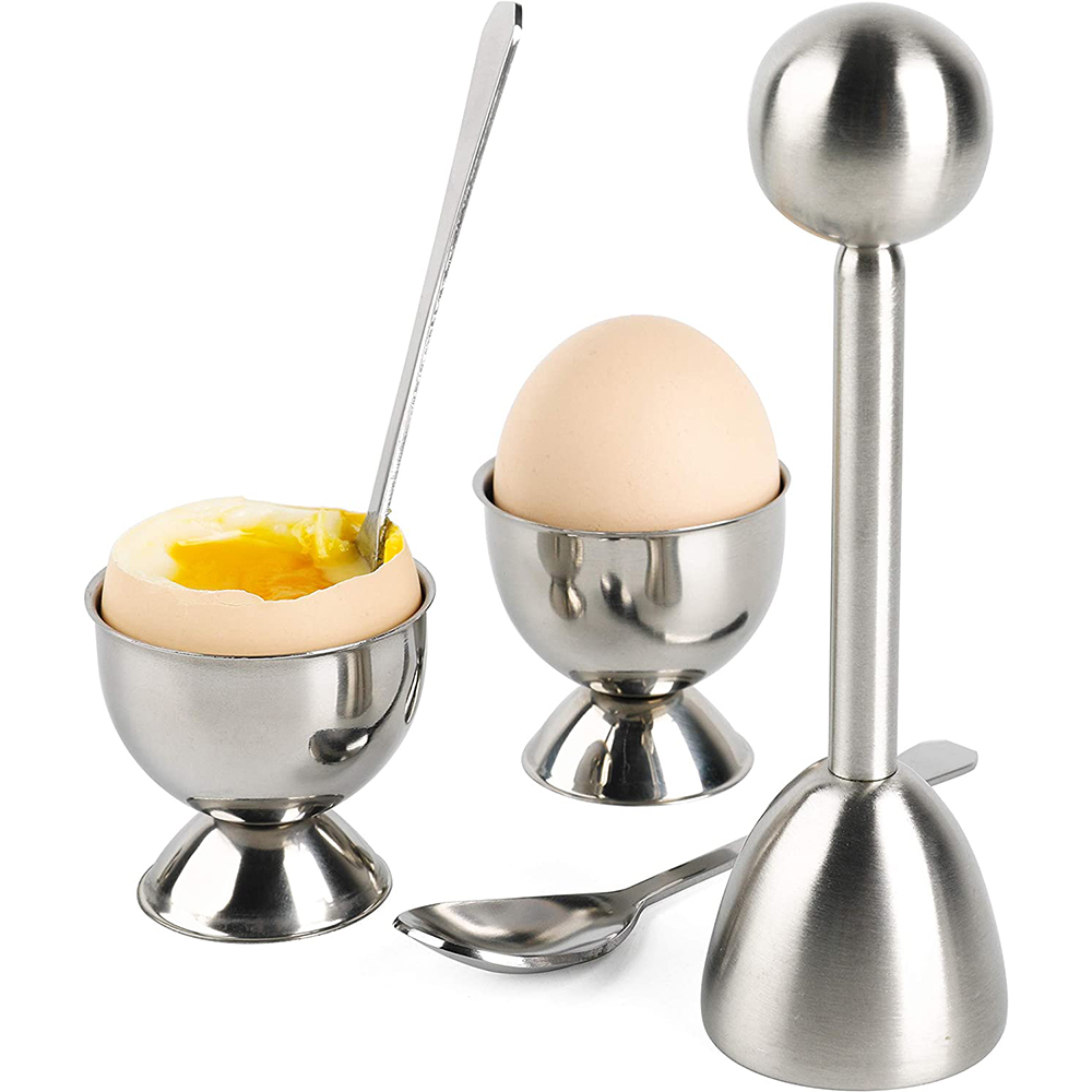 LMETJMA Egg Cracker Topper Set - đánh giá và giá Egg Separator Tool