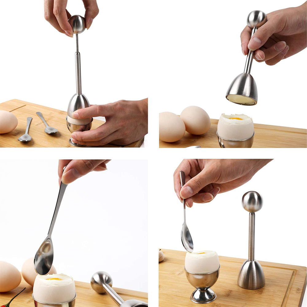 LMETJMA Egg Cracker Topper Set - đánh giá và giá Egg Separator Tool