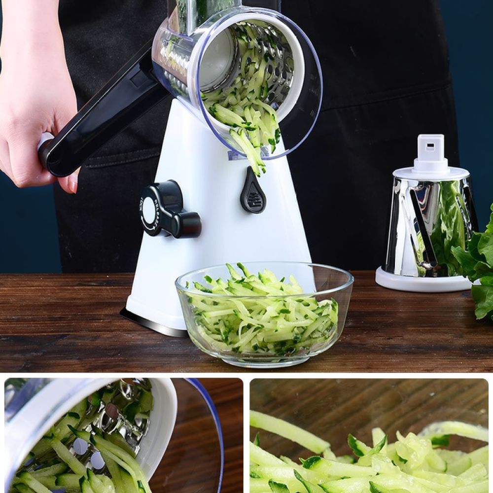Rotary Food Slicer Grater Shre - đánh giá và giá Kitchen Helper Gadgets