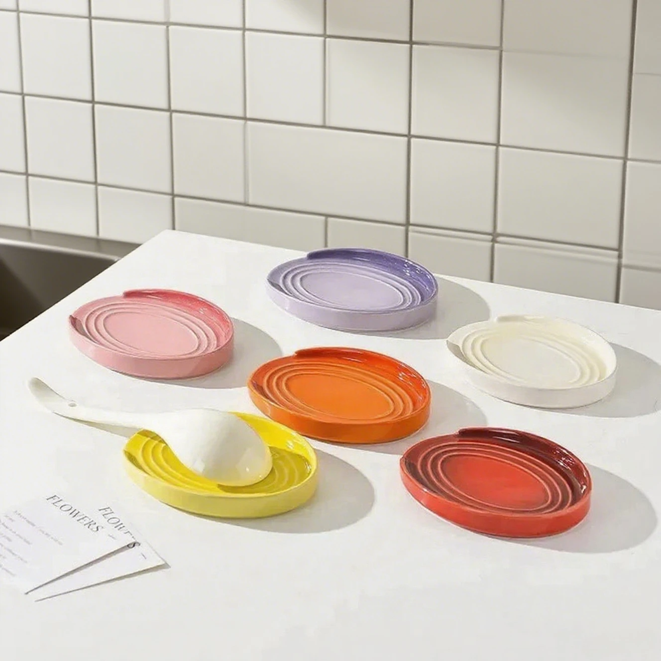 15cm Porcelain Spoon Rest,Kitc - đánh giá và giá Kitchen Helper Gadgets