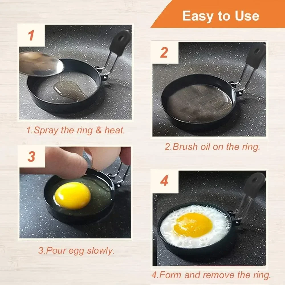 Anti-scald Egg Fried Ring Prof - đánh giá và giá Egg Separator Tool